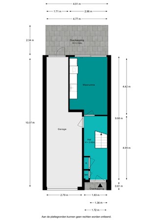 Plattegrond - Plataanstraat 9, 4793 BA Fijnaart - Plataanstraat 9 - Begane grond - 2D.jpg
